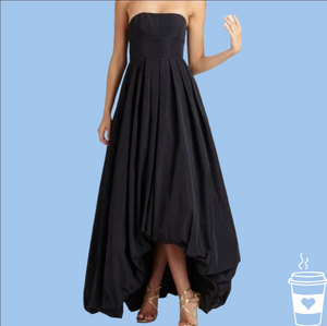 BCBG Maxazria Black Strapless Gown